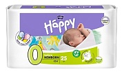 Детские подгузники bella baby Happy, Before Newborn (менее 2кг), 25 шт.