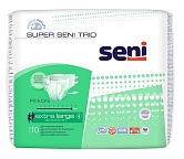 Подгузники для взрослых Super Seni Trio Extra Large(4), 120-160 см, 10 шт.